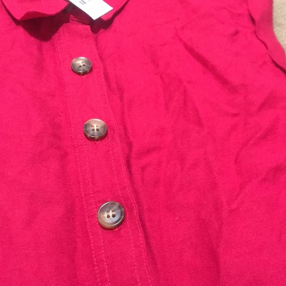 🌸NEW🌸 Loft One Piece Linen Romper Jumpsuit Sold Out Online - Picture 4 of 16